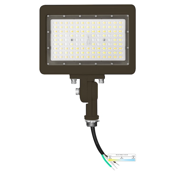 Nuwatt 15W Bronze LED Flood Light 3000K/4000K/5000K 3CCT IP65 Outdoor Waterproof Lighting, Knuckle Mount NW-SFL-90W-3CT-KN-BZ - main
